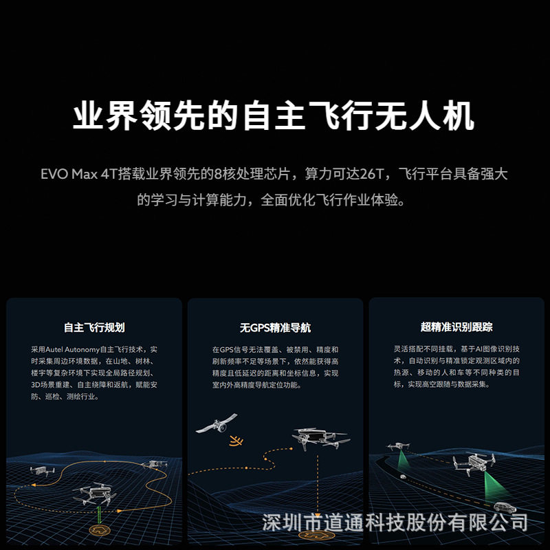 道通智能(AUTEL) 道通无人机 evo max4t V2套装*1+电池*2+保险*1,淘宝优惠券,粉丝福利购,淘宝优惠卷