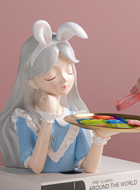 入户玄关钥匙收纳托盘女孩客厅摆件家居装饰品送闺蜜女生乔迁礼物