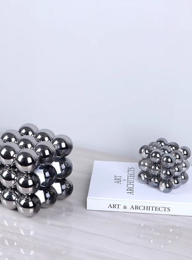 现代简约创意水晶球家居装饰品水晶葡萄人物艺术工U艺花瓶几何摆