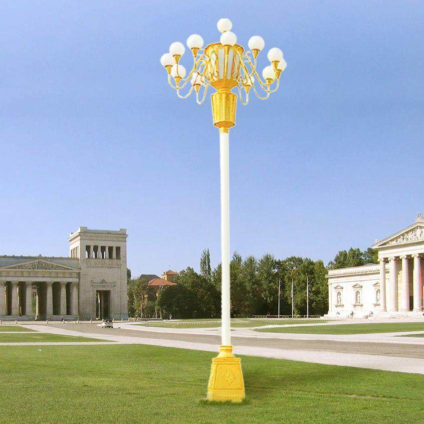 新中式户外道路照明灯具室外LED中华灯8米10米12米灯罩全套装饰灯,淘宝优惠券,粉丝福利购,淘宝优惠卷