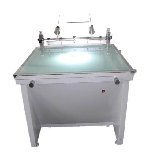 厂家供应键盘遥控器按键印刷手动丝印台带灯光玻璃台面 - 图3