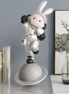 2023兔年摆件客厅玄关酒柜家居饰品办公室桌面装饰送闺蜜生日礼物