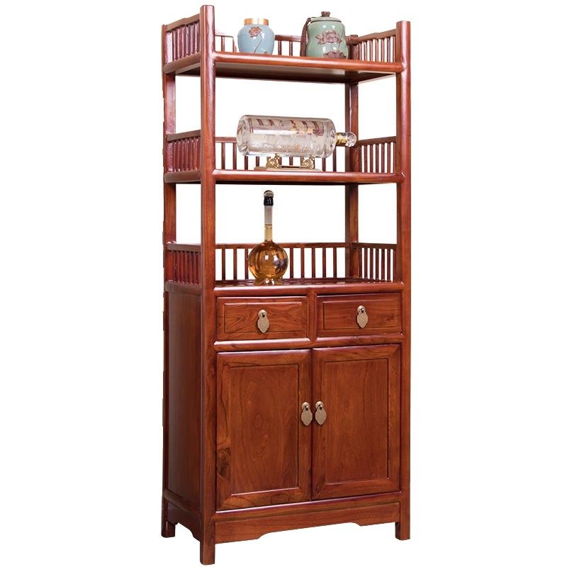 实木书架中式简约书柜家用展示柜置物架餐柜茶叶柜茶水柜收纳柜,淘宝优惠券,粉丝福利购,淘宝优惠卷