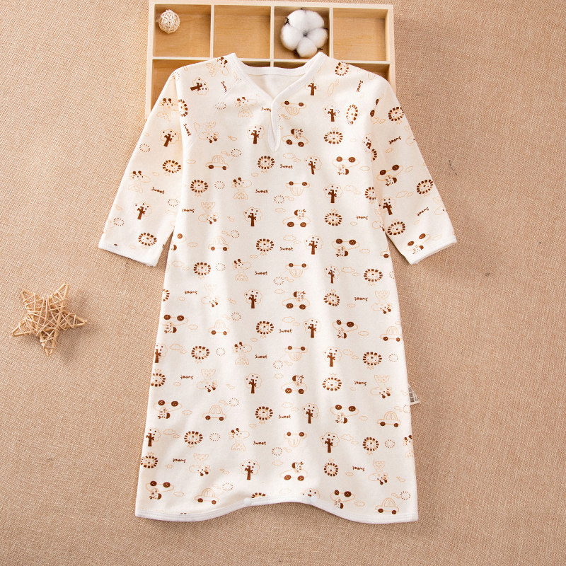 棉寓言婴儿纯棉睡袍防踢被睡袋男女宝宝睡裙春夏季长袖儿童家居袍,淘宝优惠券,粉丝福利购,淘宝优惠卷