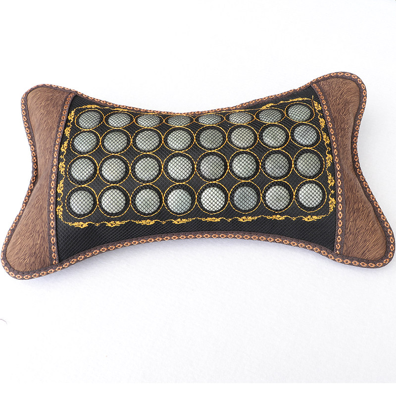 荞麦壳填充夏季凉玉枕保护颈椎修复养生保健按摩天然岫岩玉石枕头,淘宝优惠券,粉丝福利购,淘宝优惠卷