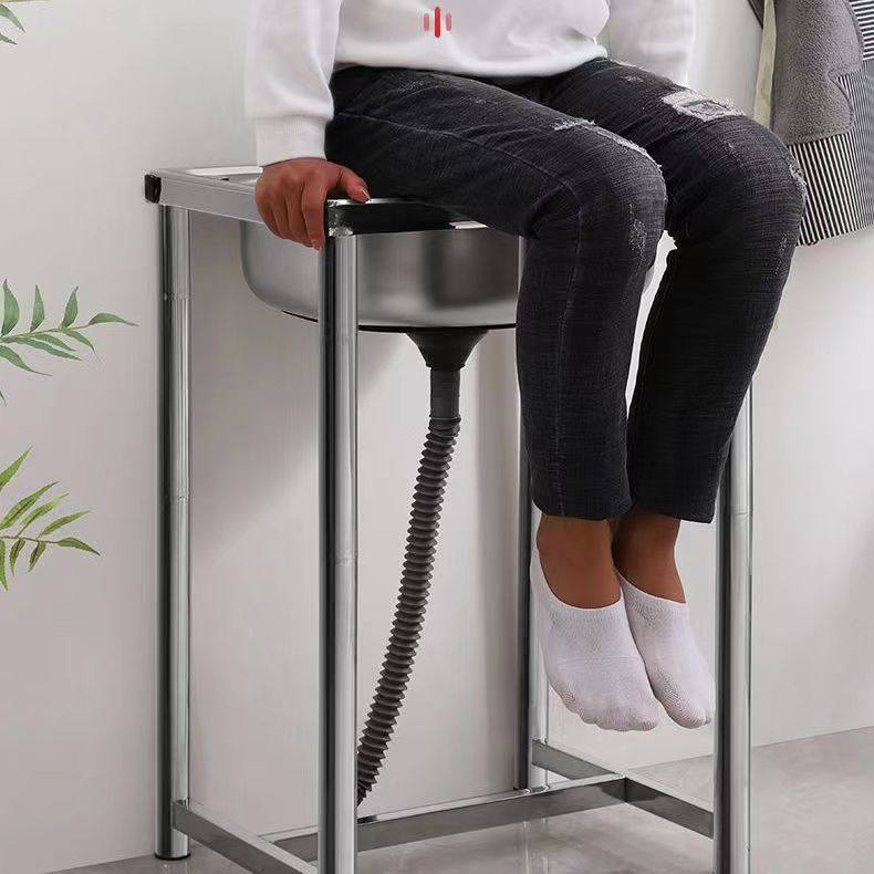 简易不锈钢水槽带支架家用小水池槽洗菜盆厨房洗碗池阳台洗手盆,淘宝优惠券,粉丝福利购,淘宝优惠卷