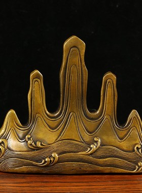 宣德铜五指山 铜器摆件办公室汽车摆件 工艺品礼品赠送