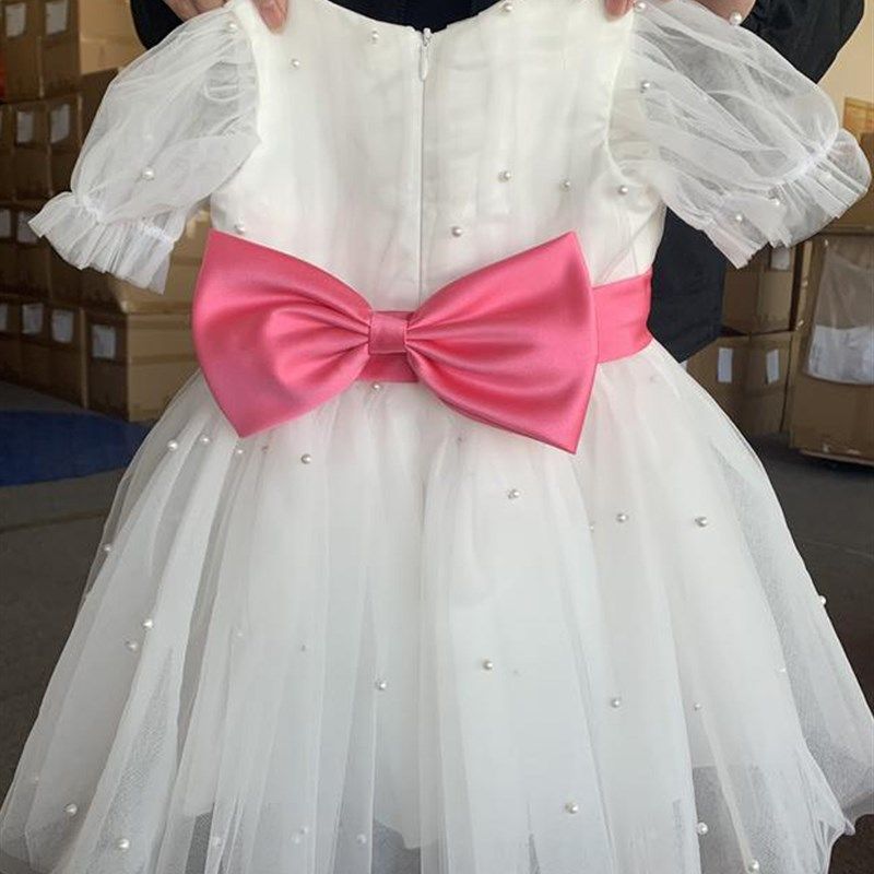 欧若拉儿童定制女童婚纱小女孩生日公主裙高端钢琴演奏朗诵比赛裙,淘宝优惠券,粉丝福利购,淘宝优惠卷