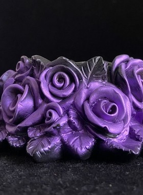 玫瑰水晶球底座