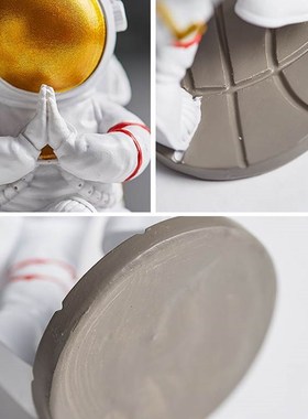 北欧创意可爱儿童礼物太空人摆设客厅书房办公室桌面装饰品小摆件