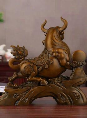 牛摆件招财镇宅客厅旺财生肖牛吉祥物公司办公室装饰乔迁开业礼品