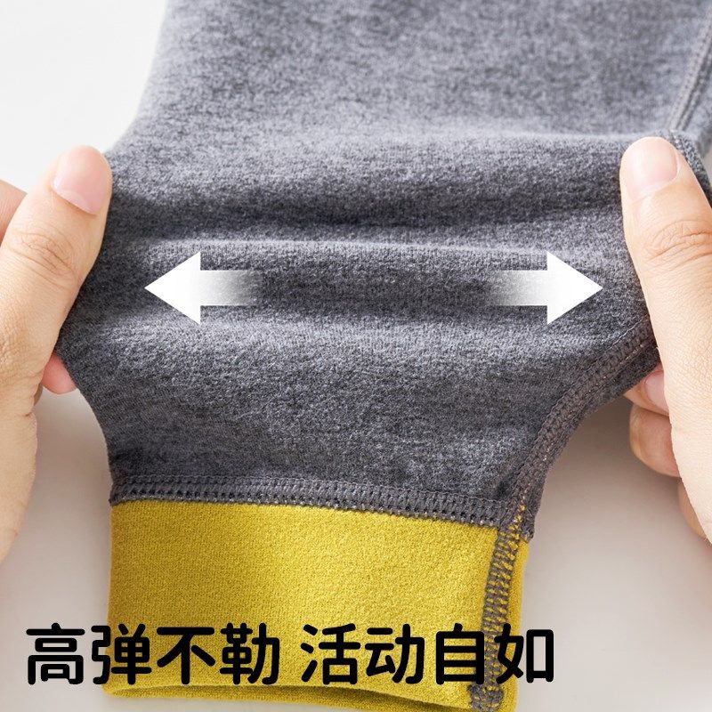 欧孕儿童保暖裤女童加绒加厚秋裤男童棉裤宝宝羊毛蚕丝裤a类内穿,淘宝优惠券,粉丝福利购,淘宝优惠卷