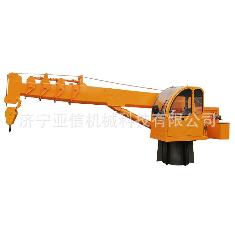 码头船用甲板吊浮船液压吊机船用起重机8吨克令吊船吊厂家 - 图3