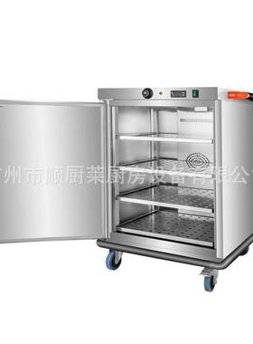 门四层保温餐车发泡送餐车不锈钢暖菜保温柜移动式推餐车75cm