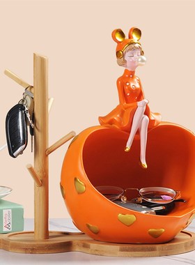 入户进门玄关鞋柜钥匙收纳摆件家居客厅电视柜装饰品乔迁新居礼物