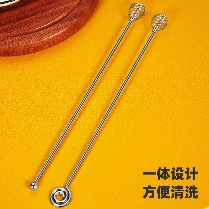 搅拌棒蜂蜜棒蜂蜜勺小型搅拌勺商用不锈钢长柄手持咖啡奶粉搅拌器,淘宝优惠券,粉丝福利购,淘宝优惠卷