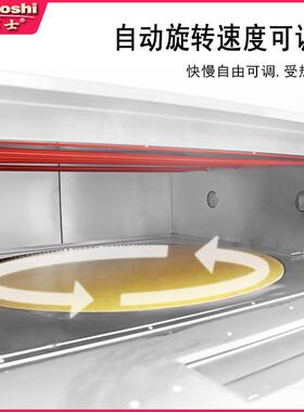 工业设备旋转烤炉 三层烘干定型预热电烤箱 不锈钢大型热烘旋转炉