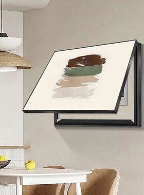 现代电表箱饰画配电箱盒几何抽象遮挡板级感挂画
