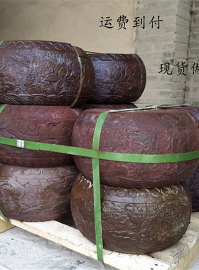 石雕柱墩青石柱顶石石柱柱基石雕老石墩圆墩柱脚欧式石墩皮