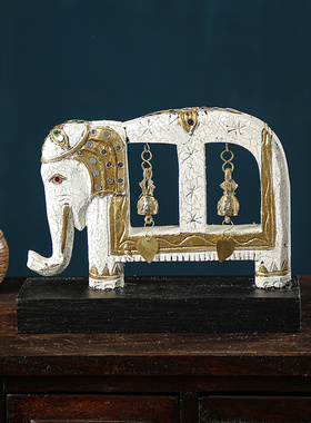 异丽东南亚风格家居泰国大象实木木泰式风情创意装饰