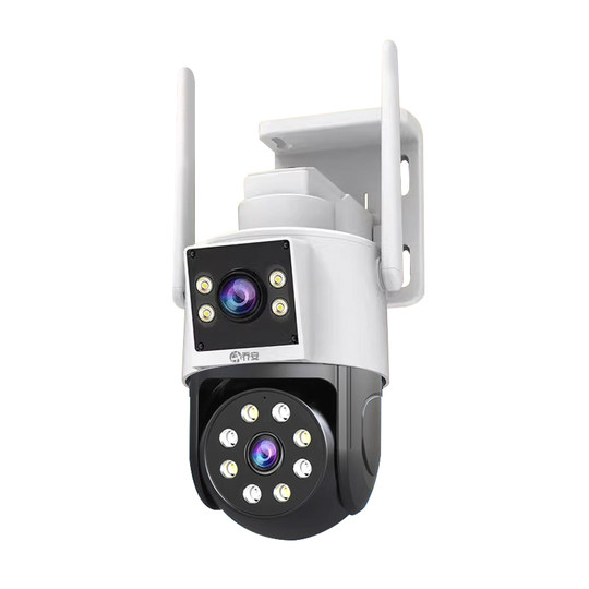 HD camera mobile phone remote outdoor panoramic dual lens full color night vision wifi home 360 panorama