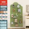 Hole board solid wood wall rack wooden wall hanging bookshelf partition storage rack hanging board wall rack Weiqing