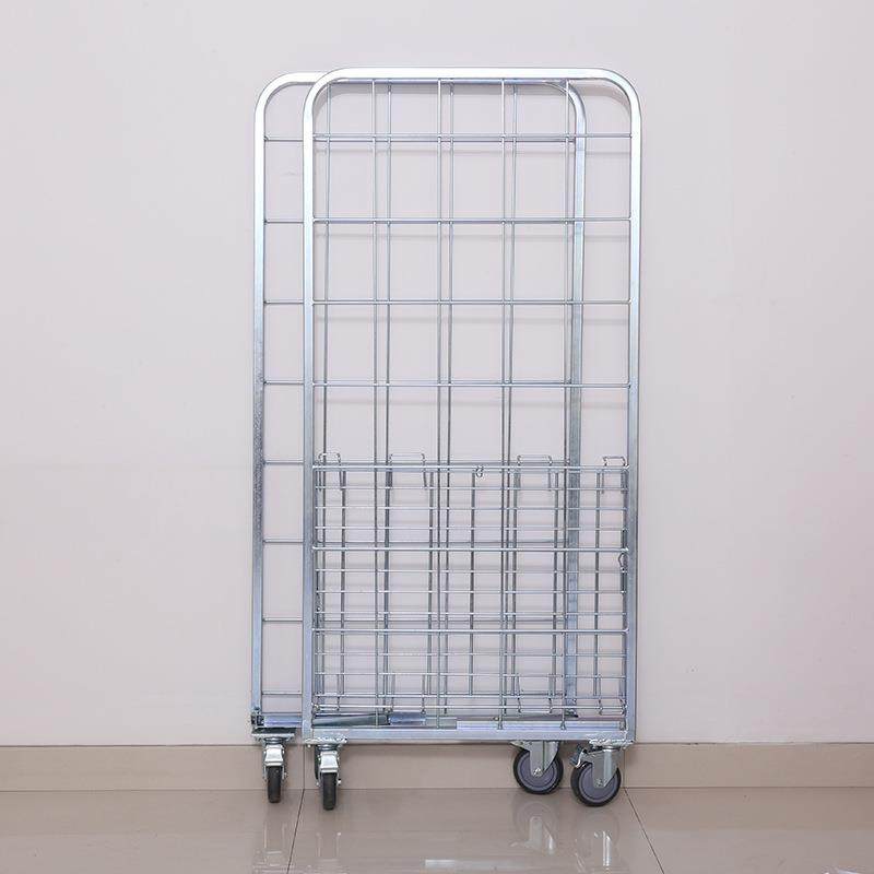 双门简易可折叠款物流台车超市搬运捡货折叠整理车物流周转车,淘宝优惠券,粉丝福利购,淘宝优惠卷