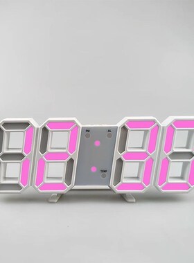 德欧来闹钟立体夜光两用电子时钟