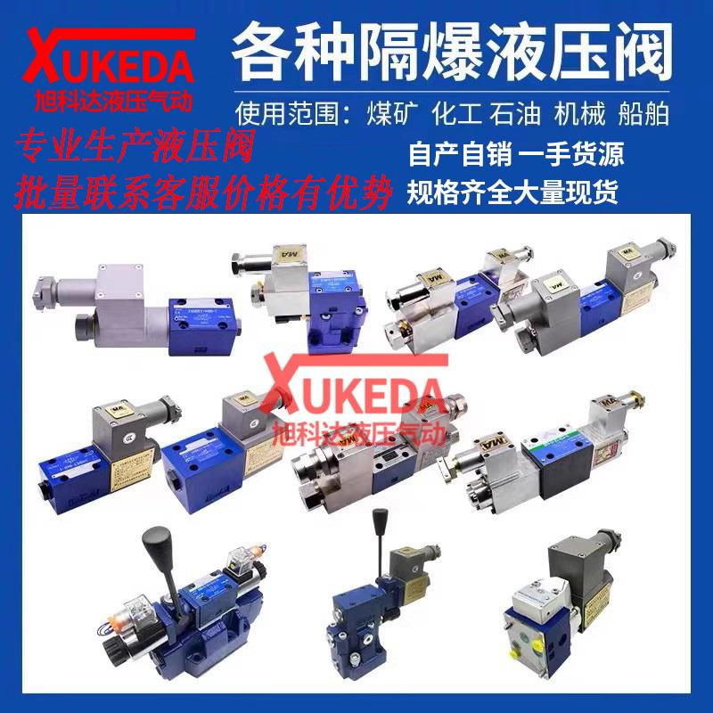 液压防爆电磁换向阀煤矿用GD4WE10E隔爆型液压电磁阀34GDEO-H6B-T - 图0