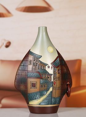 创意酒柜装饰品客厅丽江云南民族风特色工艺品家居电视柜摆设