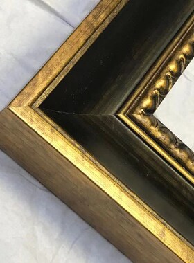 天隆出口欧式复古做旧古典金色实木油画框相框镜框画框裱