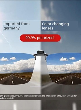 男女近视可配戴夜视驾驶太阳镜