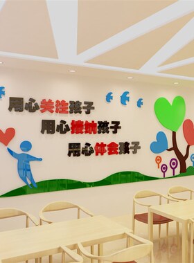 幼儿园装饰画立体班级布置教室纸管班墙装饰