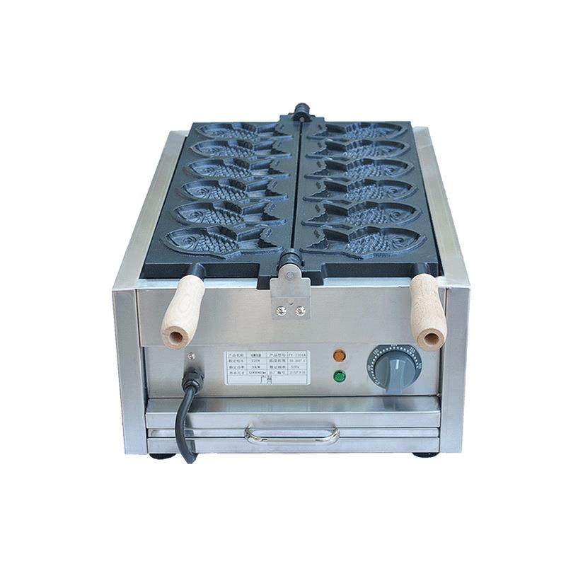 电热鲷鱼烧机日式小鱼饼机单板六条鱼商用烤饼机鱼仔饼机FY-1101A,淘宝优惠券,粉丝福利购,淘宝优惠卷