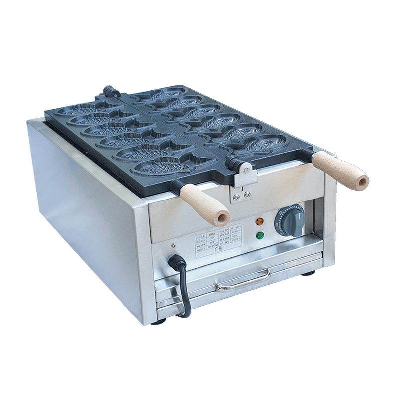 电热鲷鱼烧机日式小鱼饼机单板六条鱼商用烤饼机鱼仔饼机FY-1101A,淘宝优惠券,粉丝福利购,淘宝优惠卷