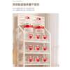 Hole board bookshelf movable floor-standing storage rack for home living room multi-layer simple combination student book storage rack