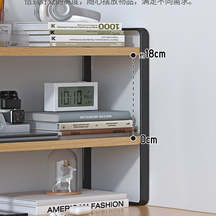 桌面置物架桌上书架铁艺书桌收纳架学生宿舍化妆品整理架办公摆放,淘宝优惠券,粉丝福利购,淘宝优惠卷