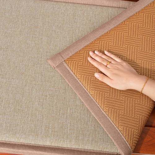 双面可用夏季木沙发凉席坐垫藤席实木垫子中式沙发垫红木椅垫坐垫 - 图3