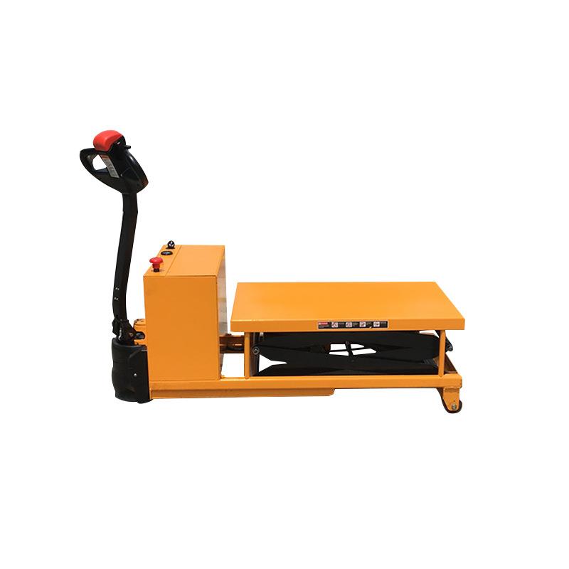 全电动剪叉液压升降平台加厚台面装卸搬运设备移动式重型运输车 - 图2