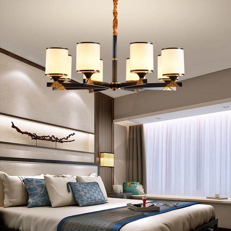 新中式全铜吊灯客厅灯中国风大气复式楼别墅大大吊灯创意餐厅灯具,淘宝优惠券,粉丝福利购,淘宝优惠卷