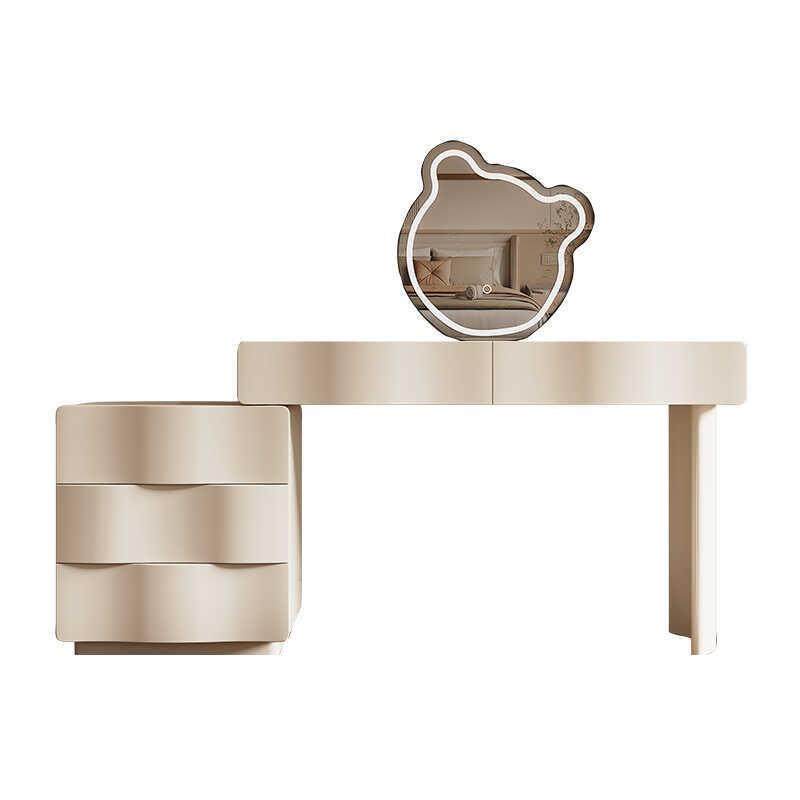 百搭梳妆台卧室现代简约收纳柜一体化妆桌2025新款床尾斗柜可伸缩,淘宝优惠券,粉丝福利购,淘宝优惠卷