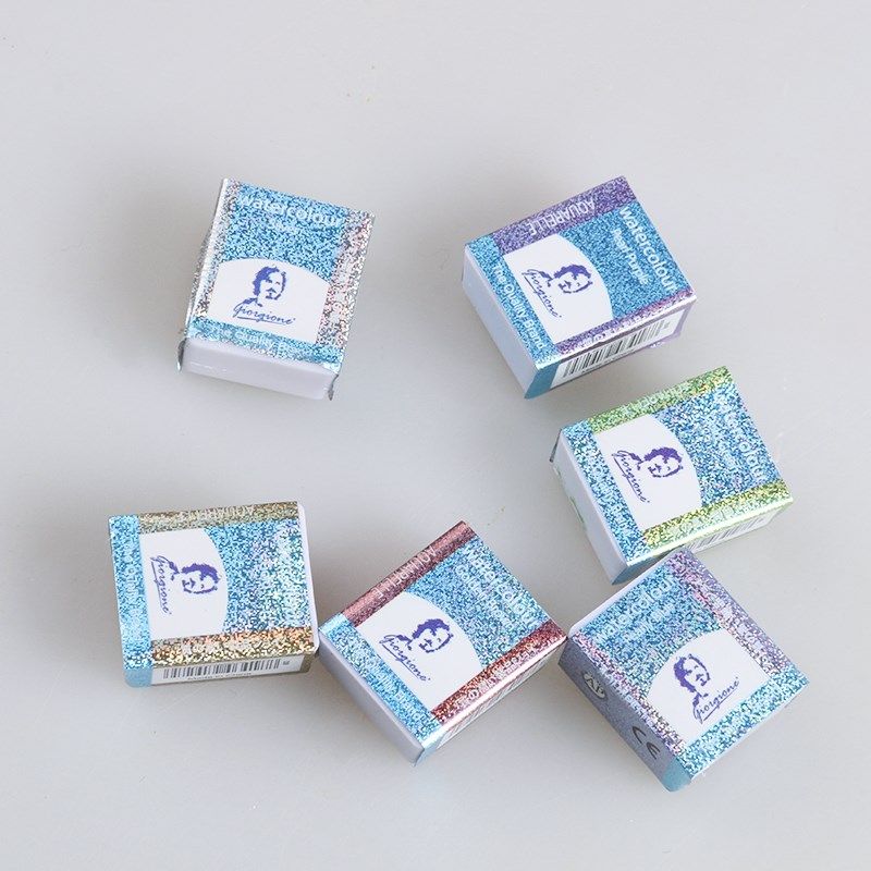 乔尔乔内高级固体水彩颜料新款装色便携式珠光色系固体水粉颜料,淘宝优惠券,粉丝福利购,淘宝优惠卷