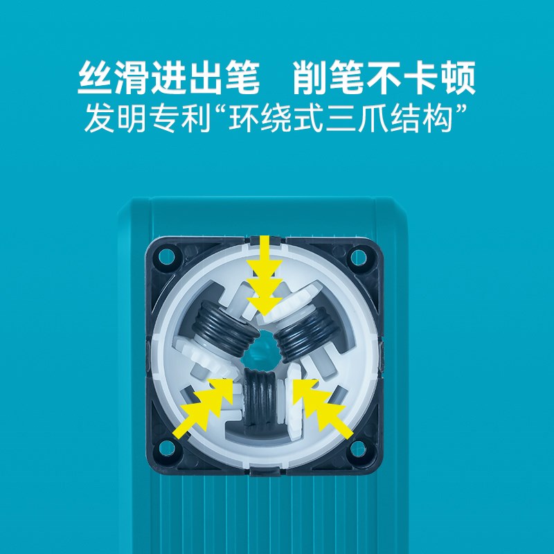 瑞萌特素描削笔器美术生专用第三代防断铅卷笔刀手摇转笔刀学生铅 - 图1