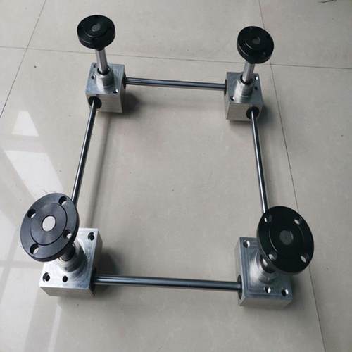 SP300F同步升降器气缸支撑架气动电动手动RJ50D齿轮齿条升降机 - 图1