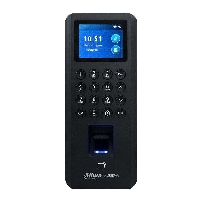 Large fingerprint access control integrated card swipe password office electronic access control system online attendance