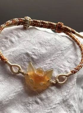 灵狐中式狐狸手链红东方美学