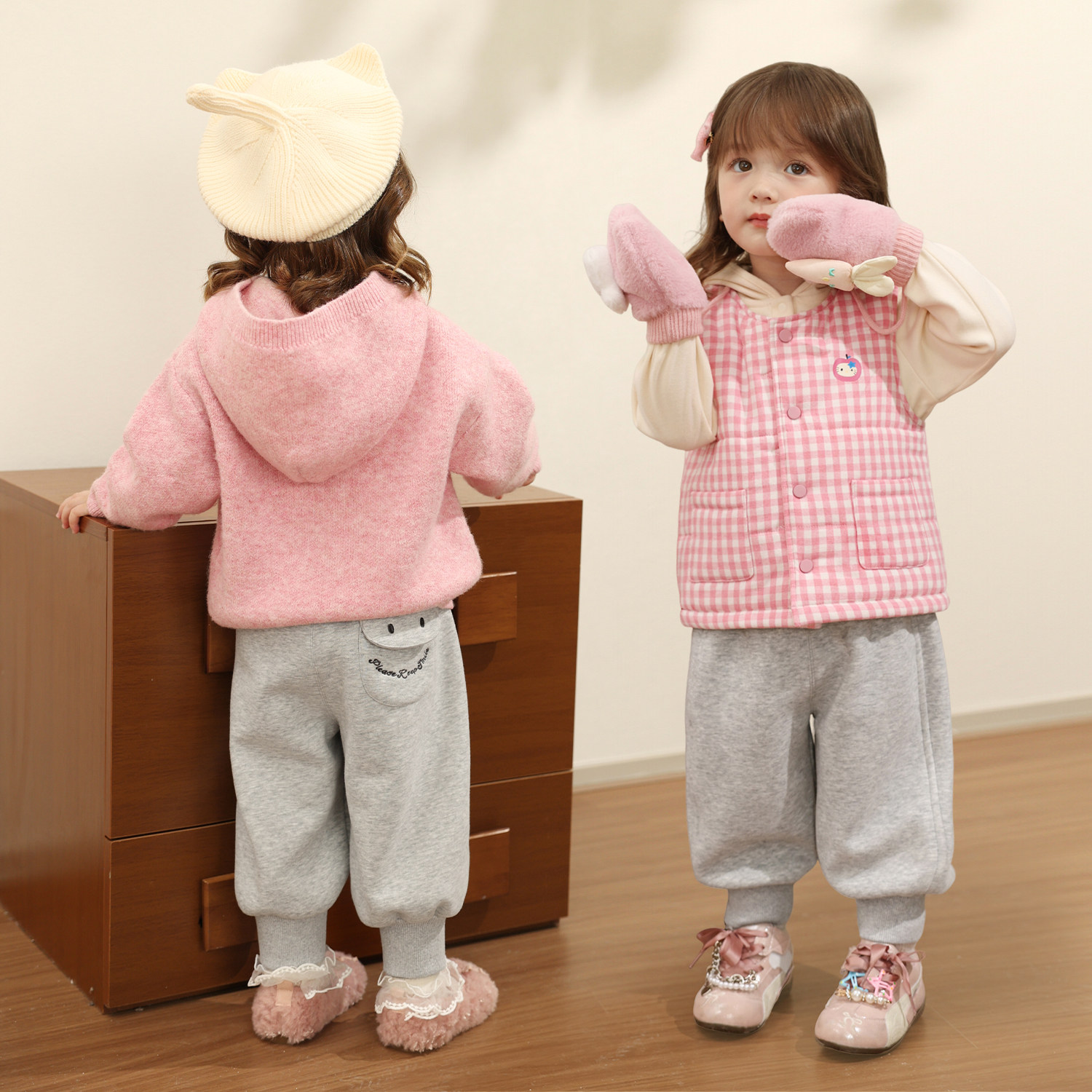 小O爸婴童 男女宝宝加绒运动裤2025冬季新款婴儿休闲长裤束脚裤子,淘宝优惠券,粉丝福利购,淘宝优惠卷