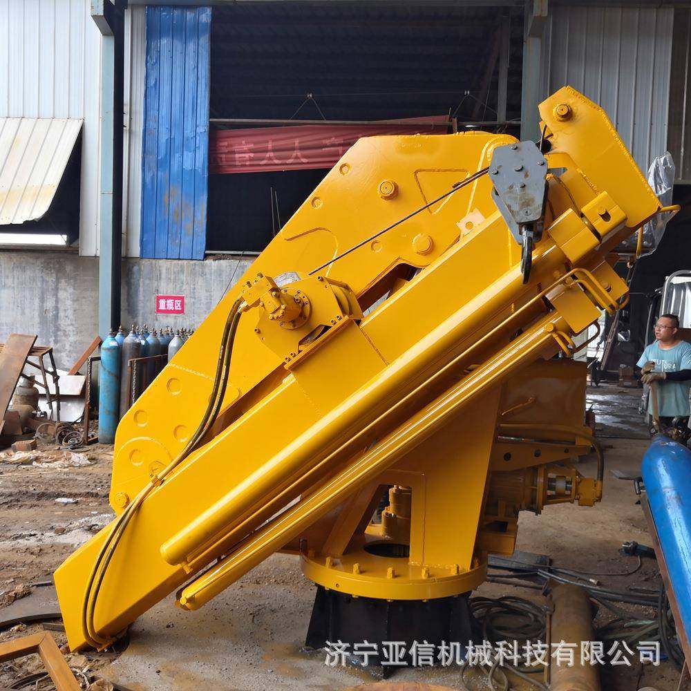 固定式折臂吊船用折叠臂起重机油电双用液压式甲板船吊机,淘宝优惠券,粉丝福利购,淘宝优惠卷