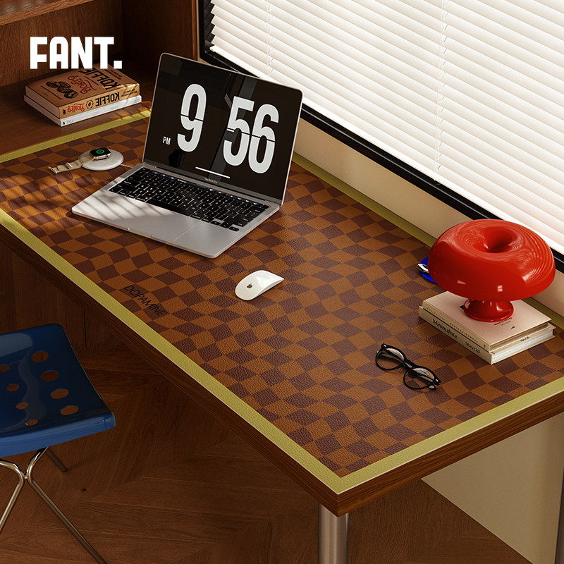 午后柏林中古风写字台书桌垫儿童学习高级感办公桌面保护垫子,淘宝优惠券,粉丝福利购,淘宝优惠卷