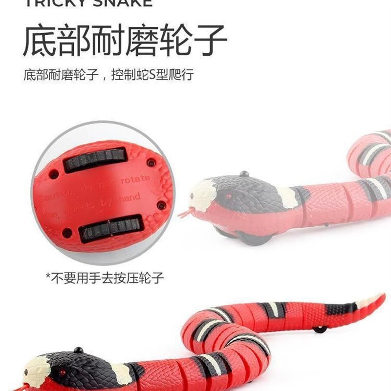 智能动物仿真蛇感应避障银环蛇新奇特电动遥控响尾蛇眼镜蛇,淘宝优惠券,粉丝福利购,淘宝优惠卷